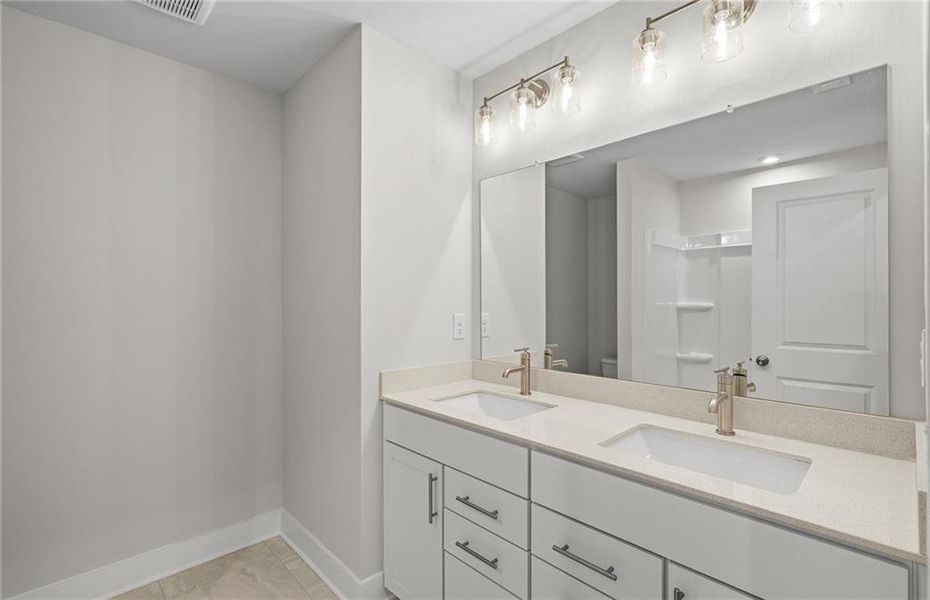 Furnished interior view inside a new home in Creekside at Skelton, Jefferson (Image 10).