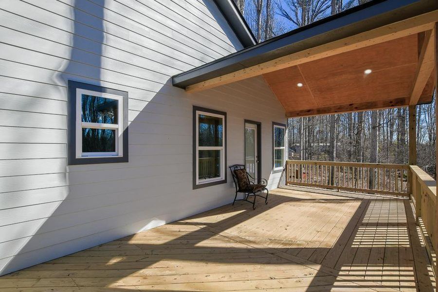 Exterior details and patio area of a home in , Commerce (Image 29).