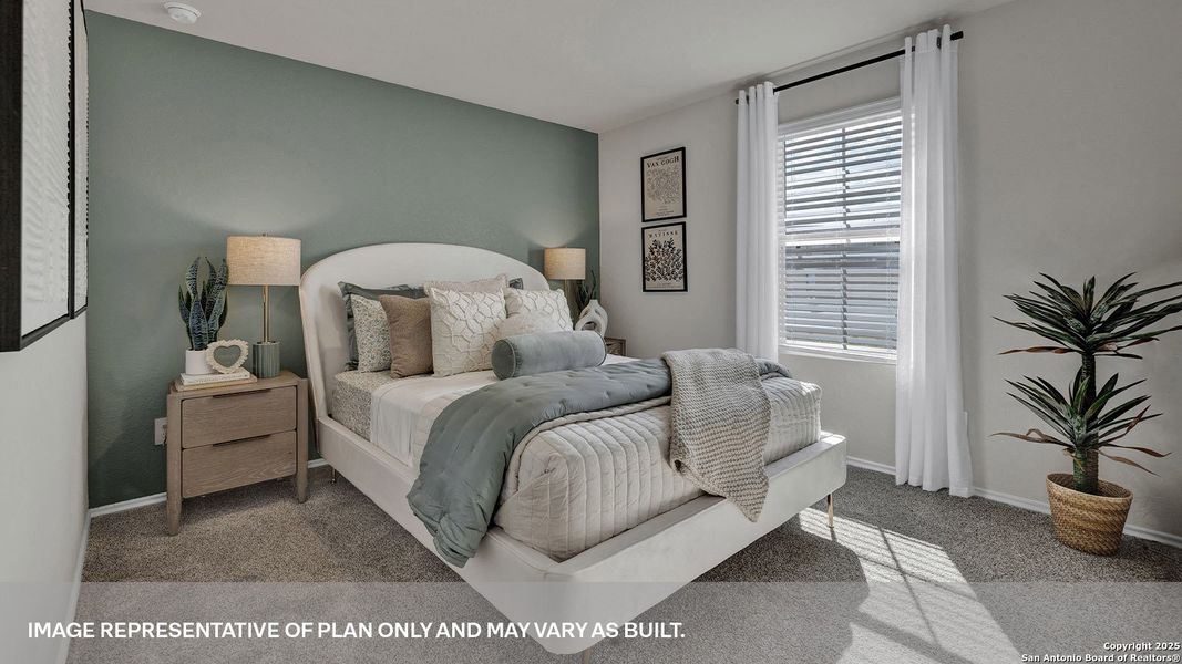 Furnished interior view inside a new home in Navarro Fields, Seguin (Image 13).