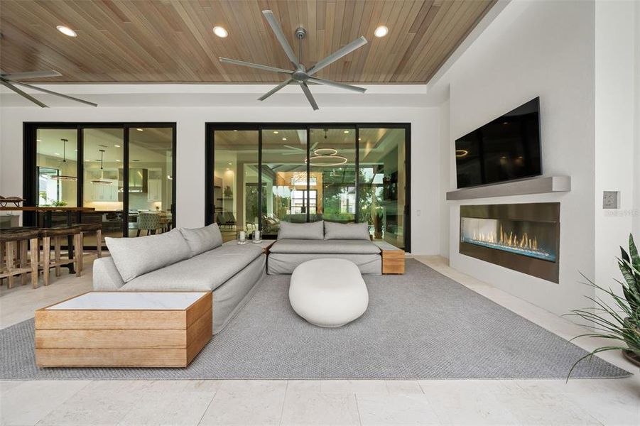 Exterior details and patio area of a home in , Parrish (Image 37).