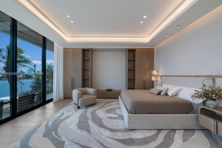 Furnished interior view inside a new home in , Miami Beach (Image 31).