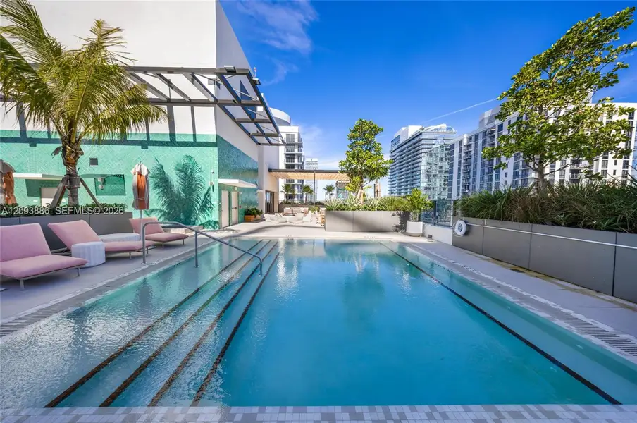 Exterior details and patio area of a home in , Miami (Image 1). Exterior details and patio area of a home in , Miami (Image 1).