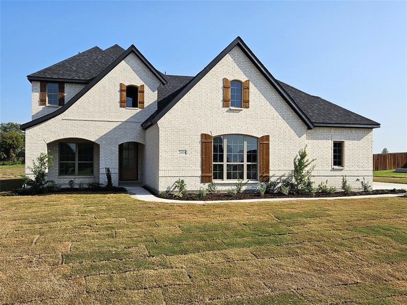 Front exterior of a home in the West Farmington community, located in Van Alstyne, TX (Image 11). Front exterior of a home in the West Farmington community, located in Van Alstyne, TX (Image 11).