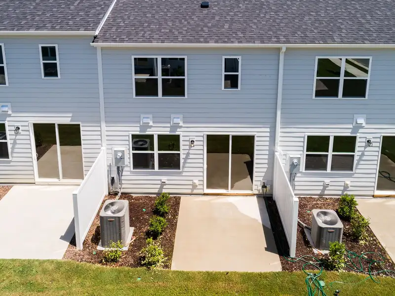 Exterior details and patio area of a home in Vaughan Farms, Angier (Image 3).