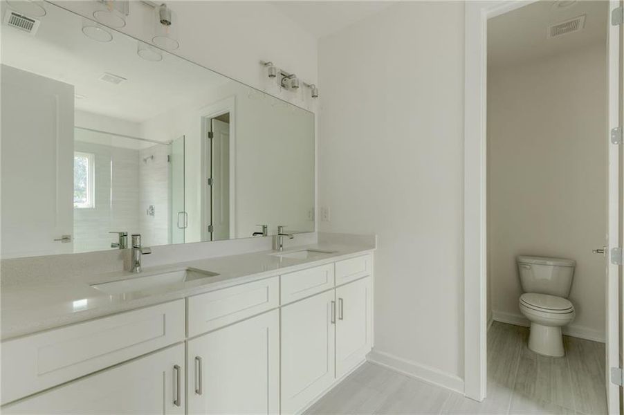 Furnished interior view inside a new home in The Moderns at Sugar Creek Phase III, Atlanta (Image 11).