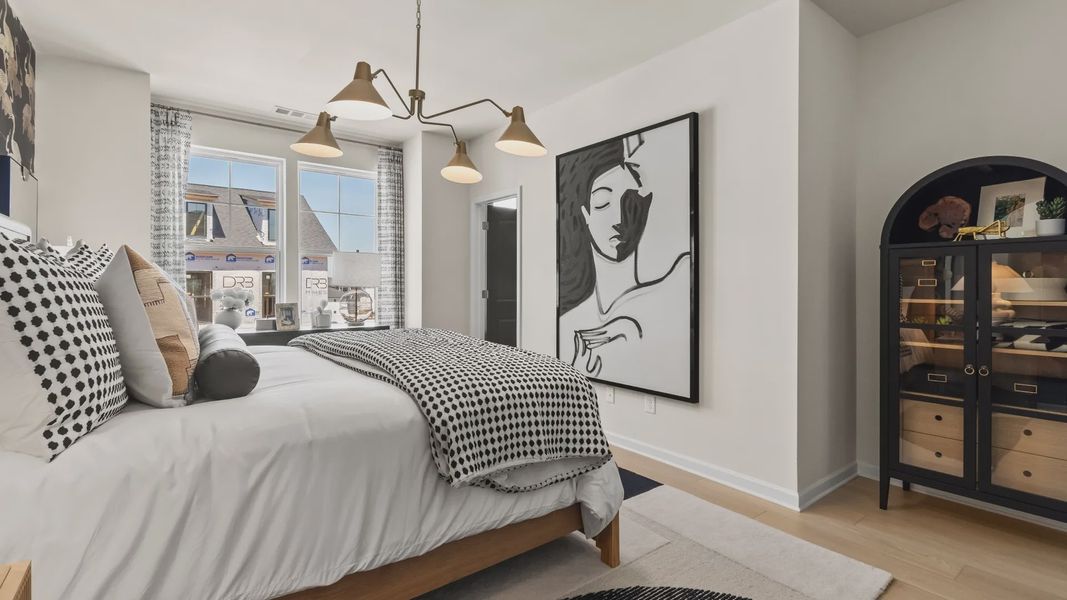 Furnished interior view inside a new home in Silverock, McDonough (Image 31).