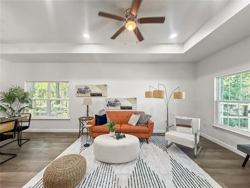 Furnished interior view inside a new home in , Alachua (Image 7).