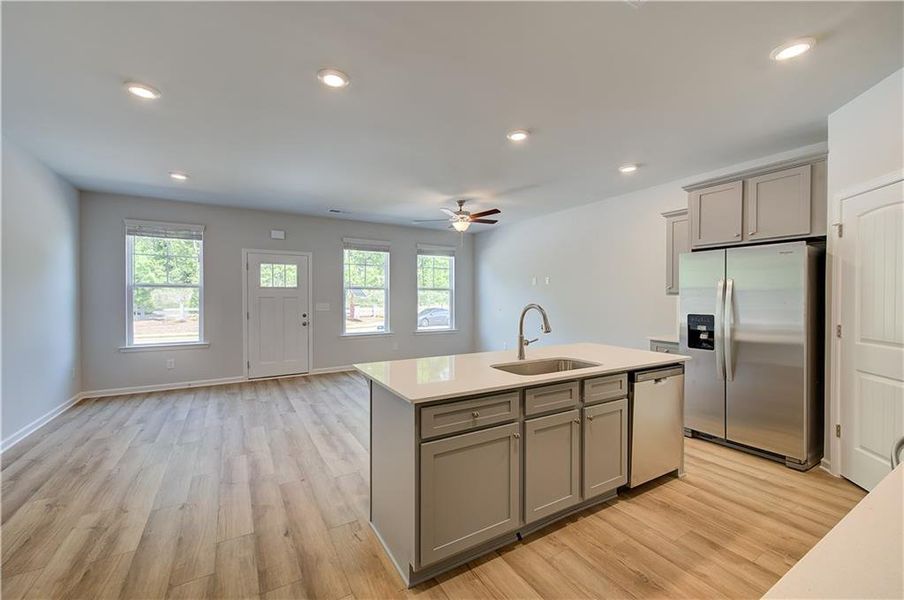 Furnished interior view inside a new home in Avery Landing, McDonough (Image 9).