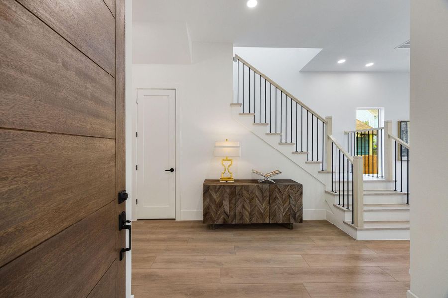 Furnished interior view inside a new home in , Houston (Image 32).