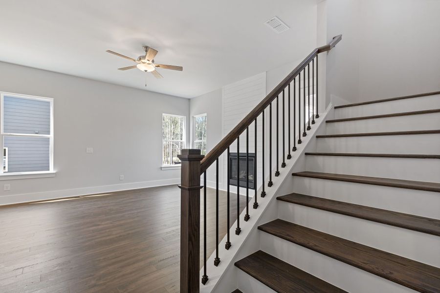 Representative unfurnished interior of a home built from the Stafford by Crawford Creek Communities in Red Bird Manor, Jefferson (Image 33).