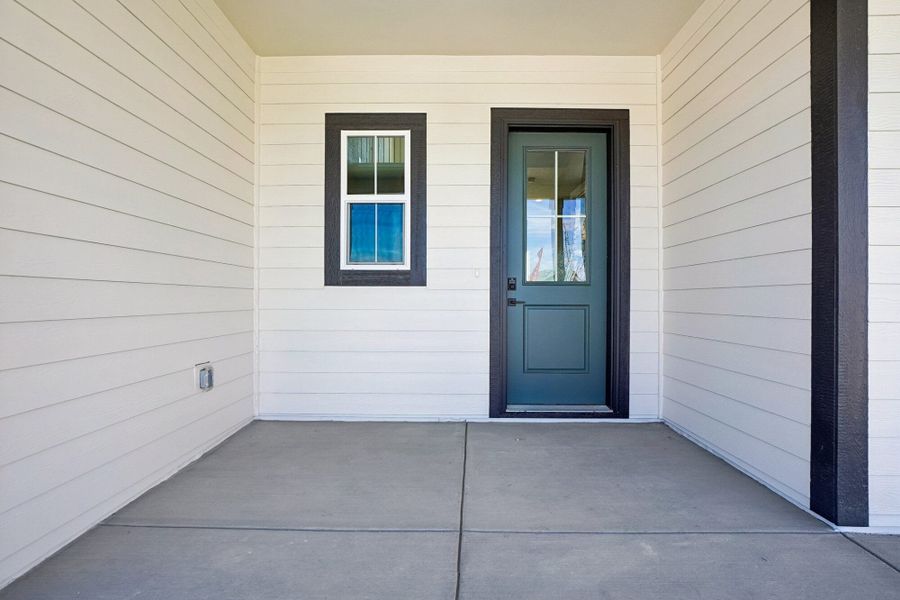 Exterior details and patio area of a home in Jackson Creek North, Monument (Image 3).