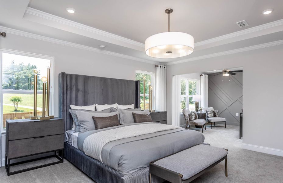Furnished interior view inside a new home in Browning Stables, Wendell (Image 23).