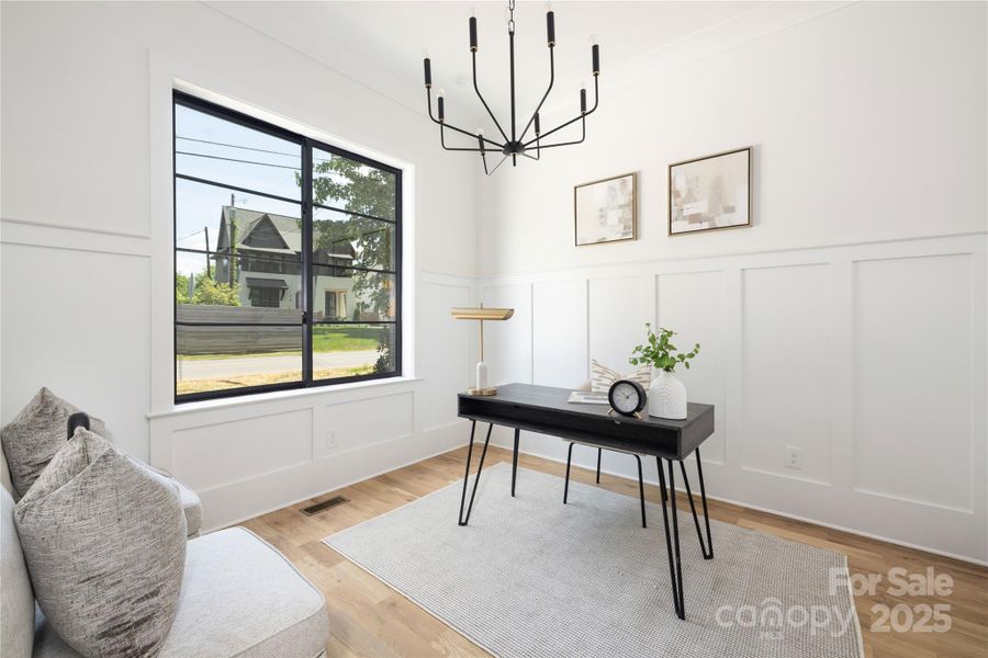 Furnished interior view inside a new home in , Charlotte (Image 6).