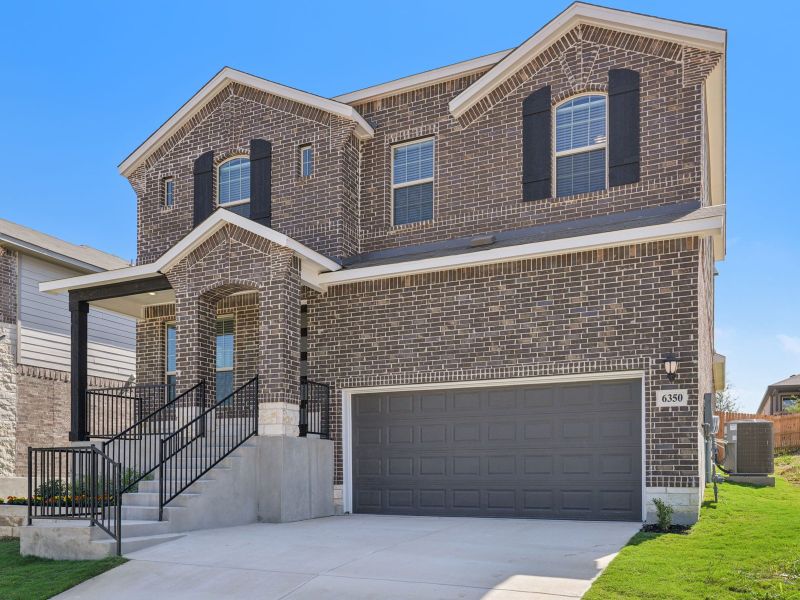 Front elevation C of a San Jacinto in a Meritage Homes community. Front elevation C of a San Jacinto in a Meritage Homes community.