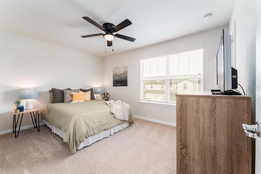 Bedroom 1- Upgraded Ceiling Fan