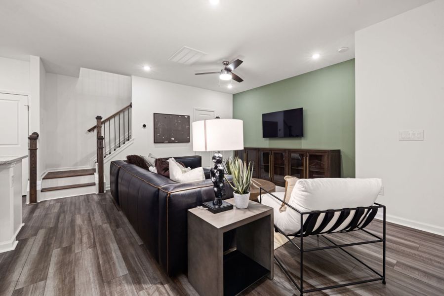 Representative furnished interior of a home built from the Hayden by Pulte Homes in Sedgefield Green, Greensboro (Image 12).