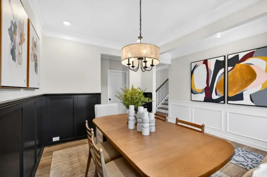 Furnished interior view inside a new home in Allen Manor, Hoschton (Image 5).
