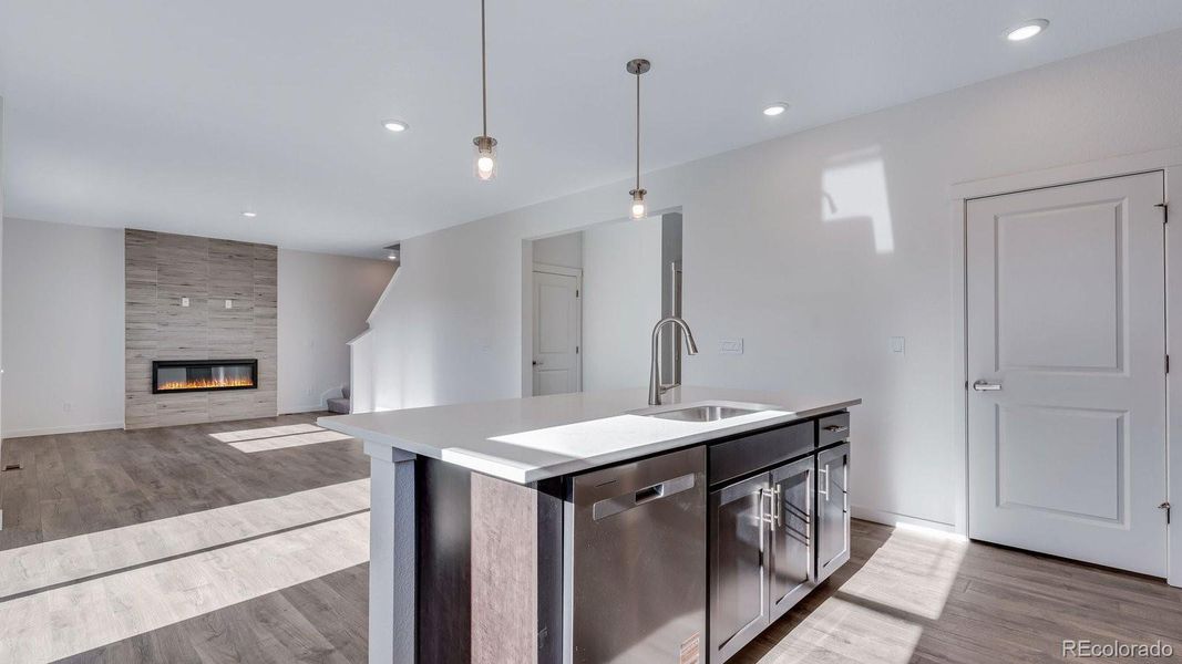 Furnished interior view inside a new home in Spring Valley Ranch, Elizabeth (Image 6).