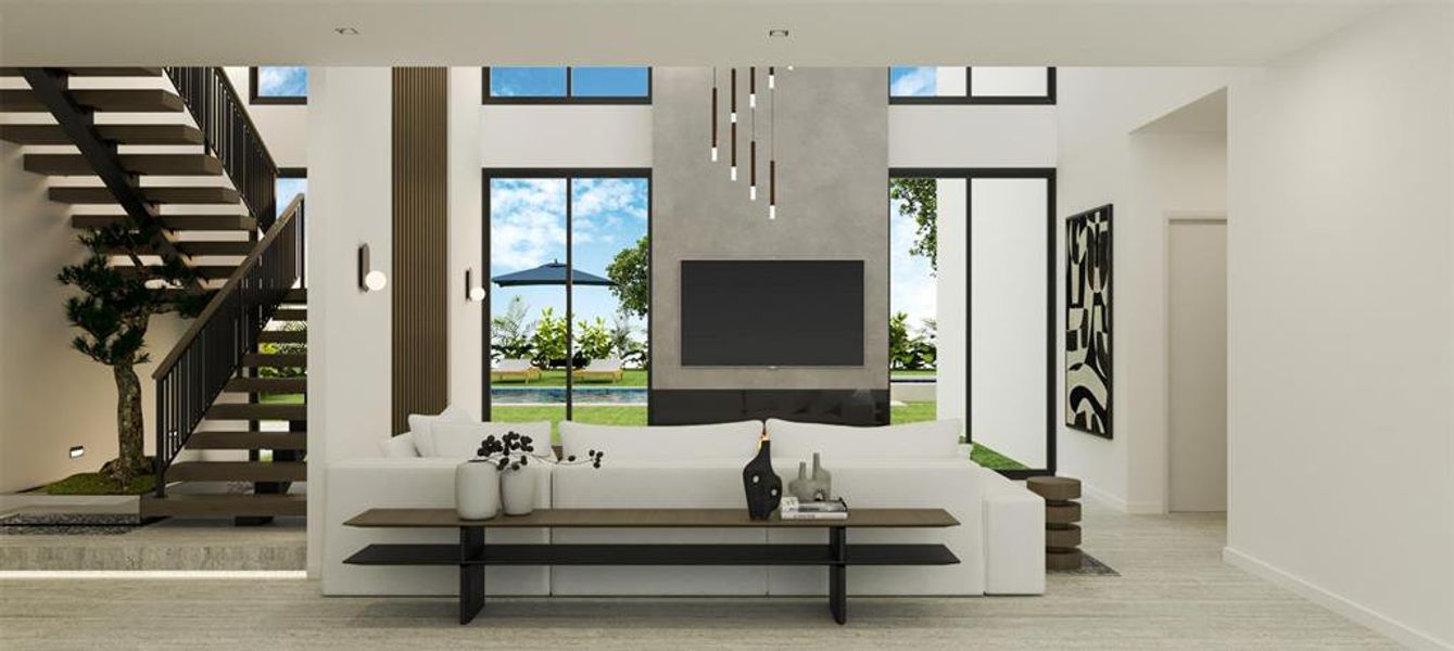 Furnished interior view inside a new home in , Heath (Image 6). Furnished interior view inside a new home in , Heath (Image 6).