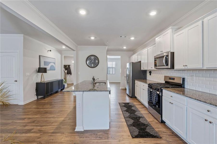 Furnished interior view inside a new home in , Fairburn (Image 9).