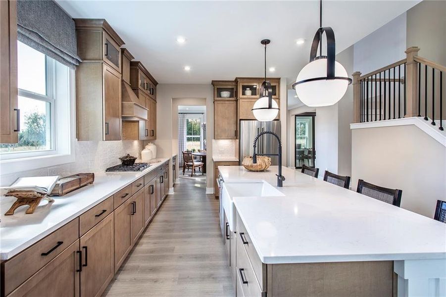 Furnished interior view inside a new home in Wisteria at GreenHouse, Marietta (Image 9).