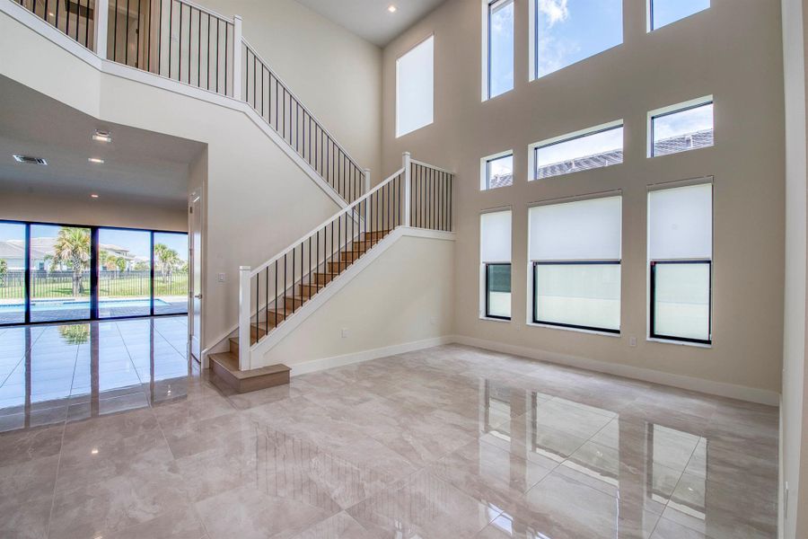 Furnished interior view inside a new home in Apex at Avenir, Palm Beach Gardens (Image 17).