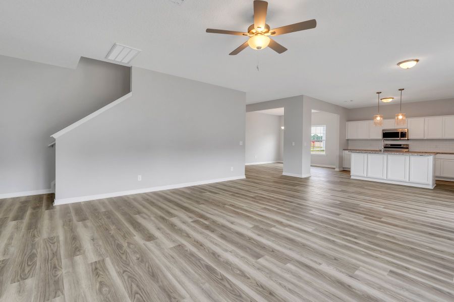 Representative unfurnished interior of a home built from the The Melwood by RTS Homes in Doctor's Creek, Ludowici (Image 31). Representative unfurnished interior of a home built from the The Melwood by RTS Homes in Doctor's Creek, Ludowici (Image 31).