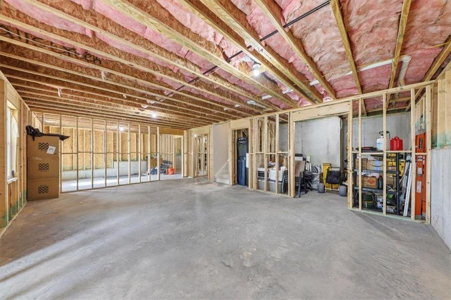 In-progress construction of a new home in Falls Creek, Flowery Branch, GA (Image 64).