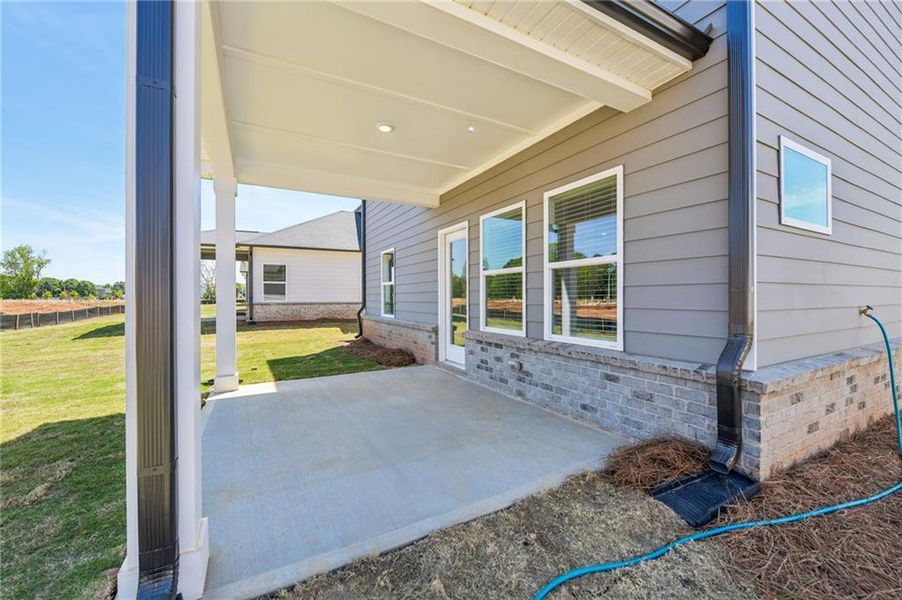 Exterior details and patio area of a home in Martin Springs - Reserve Series, Lawrenceville (Image 28). Exterior details and patio area of a home in Martin Springs - Reserve Series, Lawrenceville (Image 28).