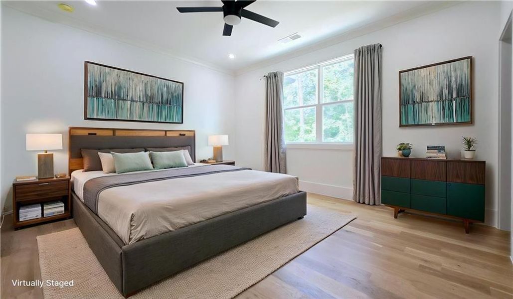 Furnished interior view inside a new home in , Atlanta (Image 30). Furnished interior view inside a new home in , Atlanta (Image 30).