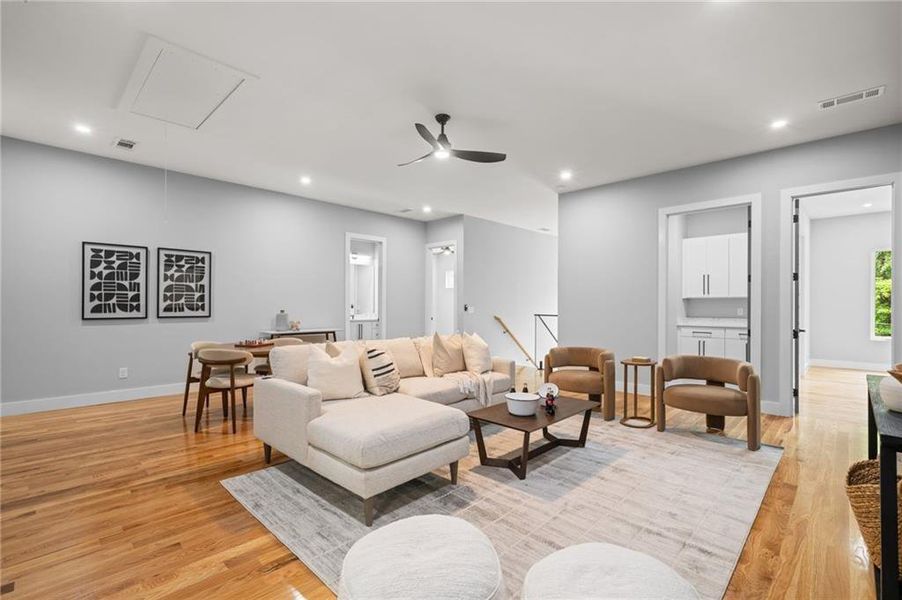 Furnished interior view inside a new home in , Alpharetta (Image 36).