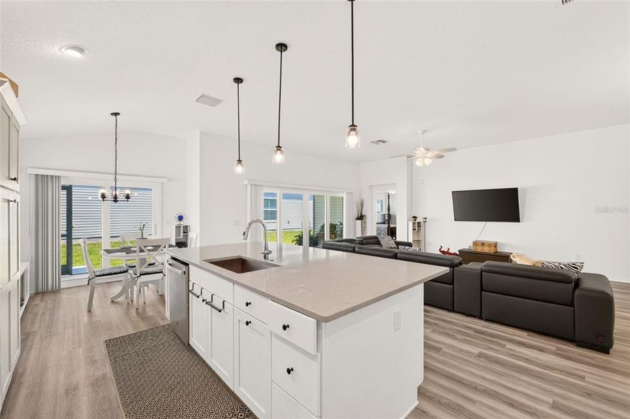 Furnished interior view inside a new home in , The Villages (Image 16).
