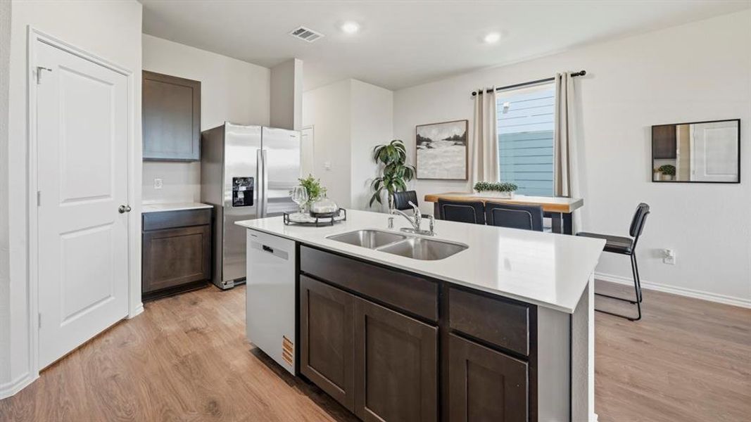 Furnished interior view inside a new home in Arbor Trails South, Princeton (Image 25).