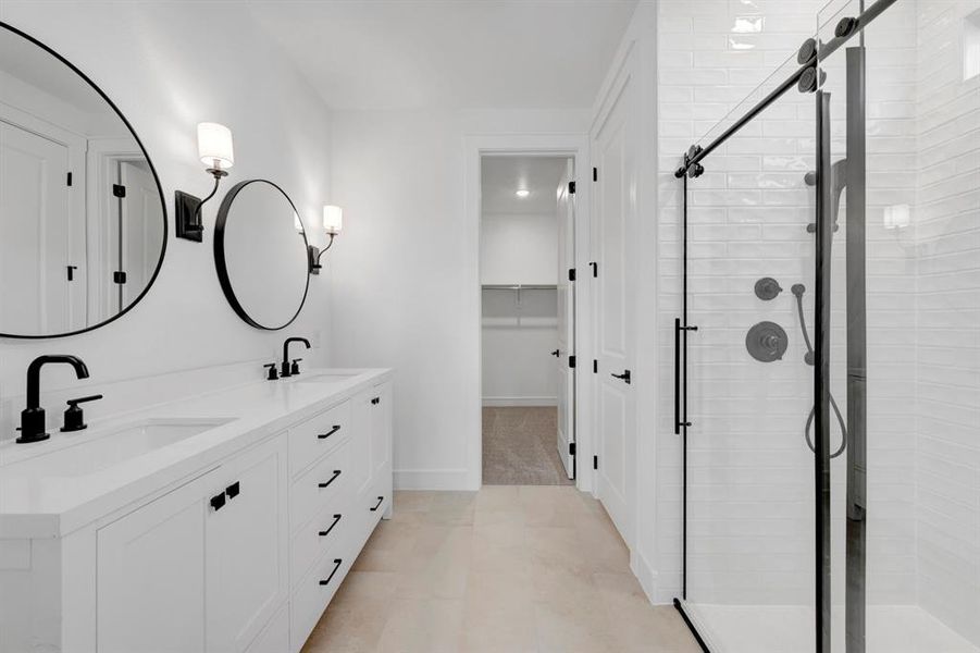 Furnished interior view inside a new home in Heath Golf & Yacht Villas, Heath (Image 17).