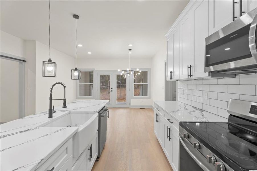 Furnished interior view inside a new home in , Atlanta (Image 7).