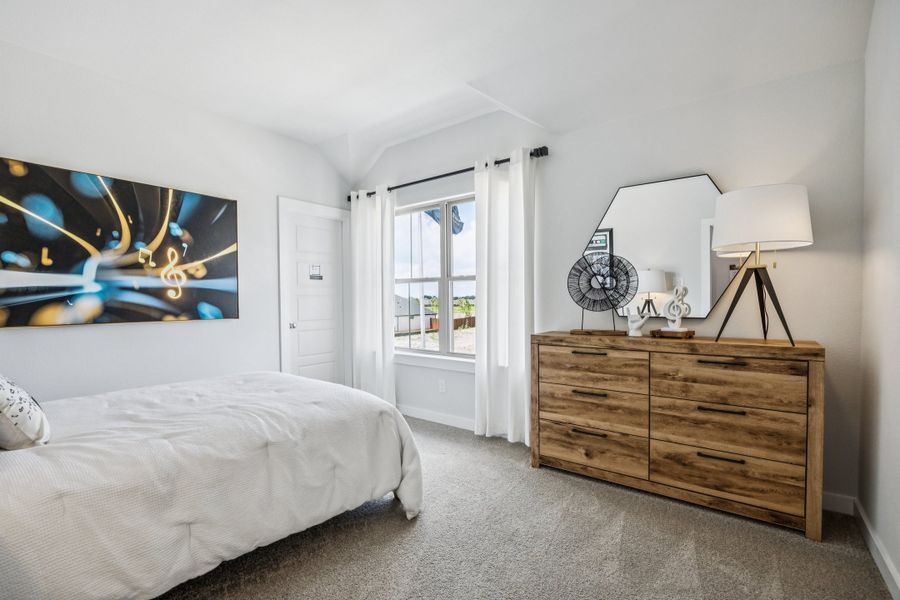 Bedroom in the Winters home plan by Trophy Signature Homes – REPRESENTATIVE PHOTO Bedroom in the Winters home plan by Trophy Signature Homes – REPRESENTATIVE PHOTO