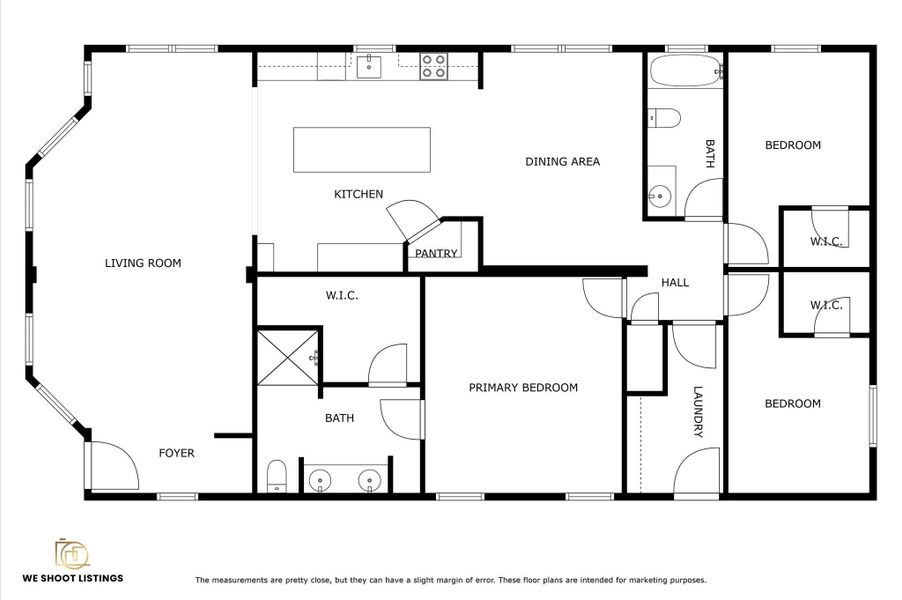 2D floor plan layout of this home in , Huffman, TX (Image 3).