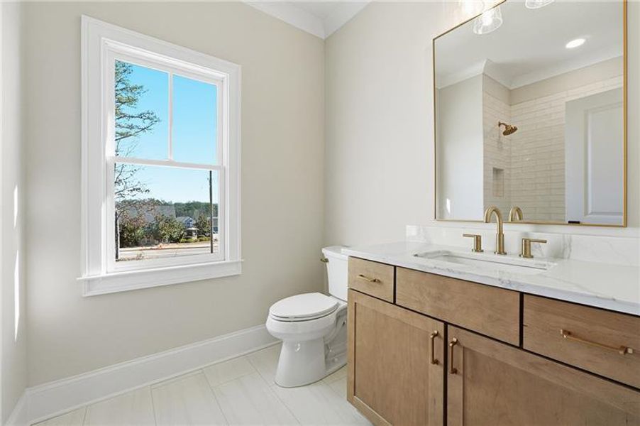 Furnished interior view inside a new home in , Marietta (Image 16).