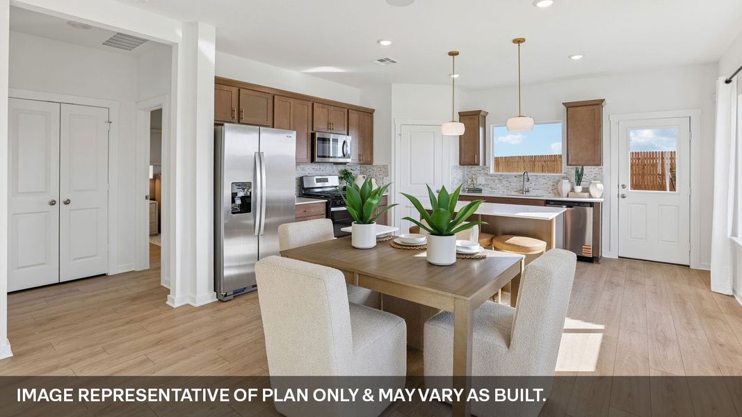 Furnished interior view inside a new home in Frontier, Mustang Ridge (Image 7).