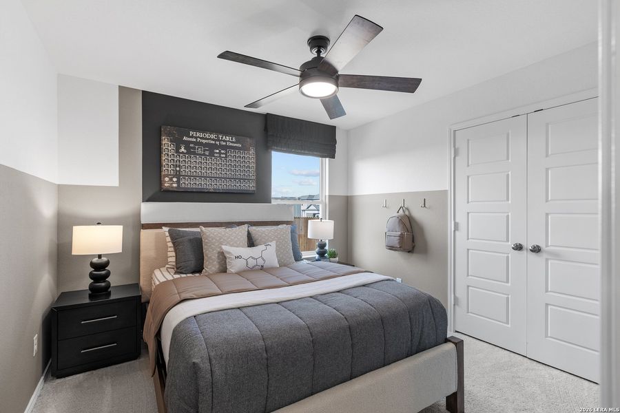 Furnished interior view inside a new home in Cinco Lakes, San Antonio (Image 5).