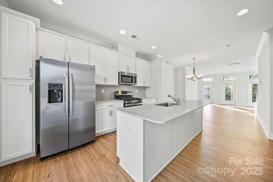 Furnished interior view inside a new home in , Huntersville (Image 8).