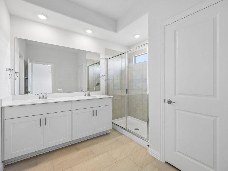 Furnished interior view inside a new home in Stella Hills, Denton (Image 9).