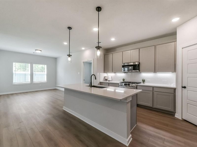 Furnished interior view inside a new home in Sundance Cove, Crosby (Image 8).