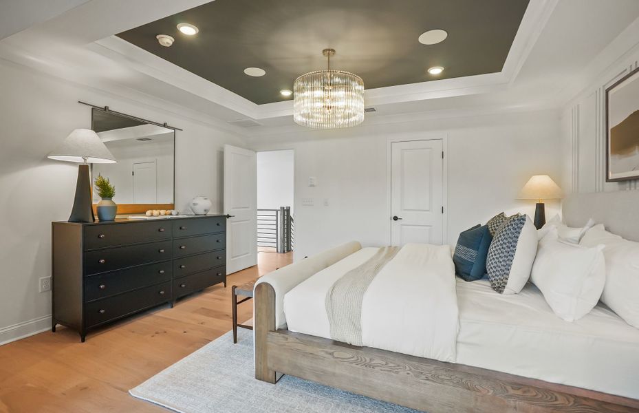 Representative furnished interior of a home built from the Leyton by Pulte Homes in Elmbrook, Matthews (Image 11).