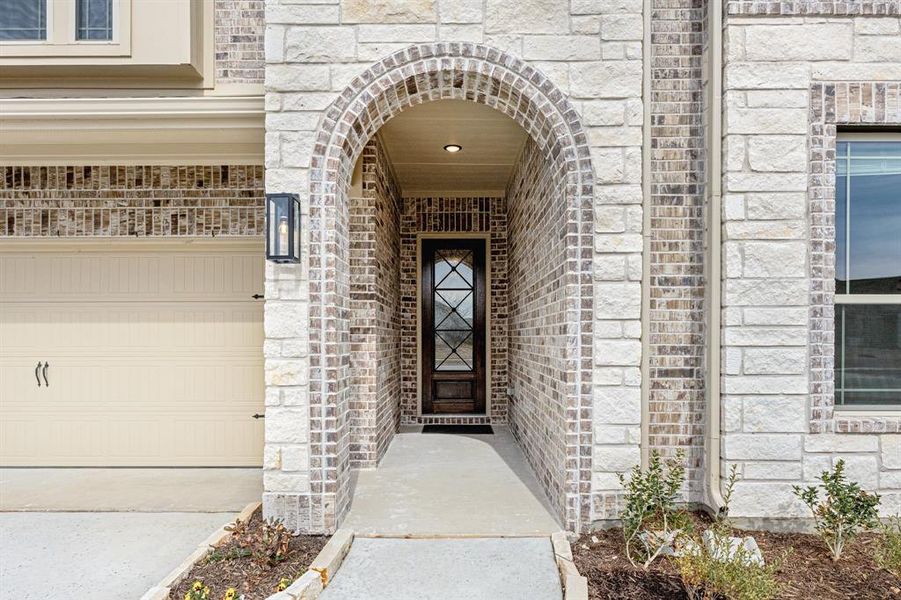 Exterior details and patio area of a home in Silo Mills, Joshua (Image 3).