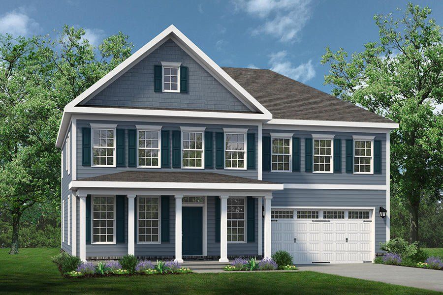 Representative exterior photo of a completed home built from the The Azalea by Chesapeake Homes in The Farm at Neill's Creek, Lillington, NC (Image 25).