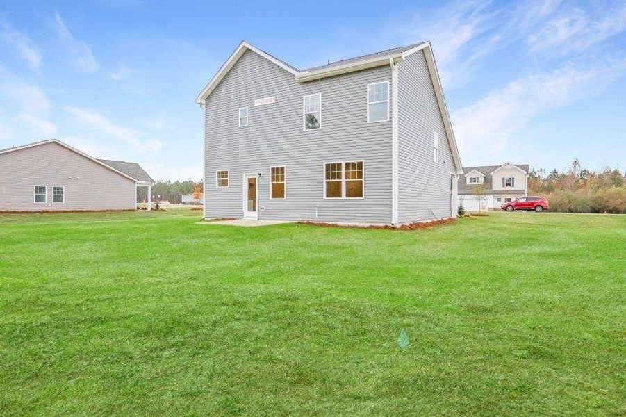 Exterior details and patio area of a home in Varnell Preserve, Dalton (Image 2). Exterior details and patio area of a home in Varnell Preserve, Dalton (Image 2).