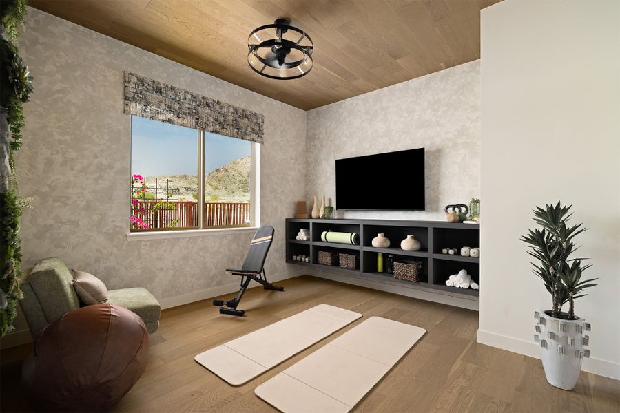 Representative furnished interior of a home built from the The Kellner by David Weekley Homes in The Ridge at Victory, Buckeye (Image 3).