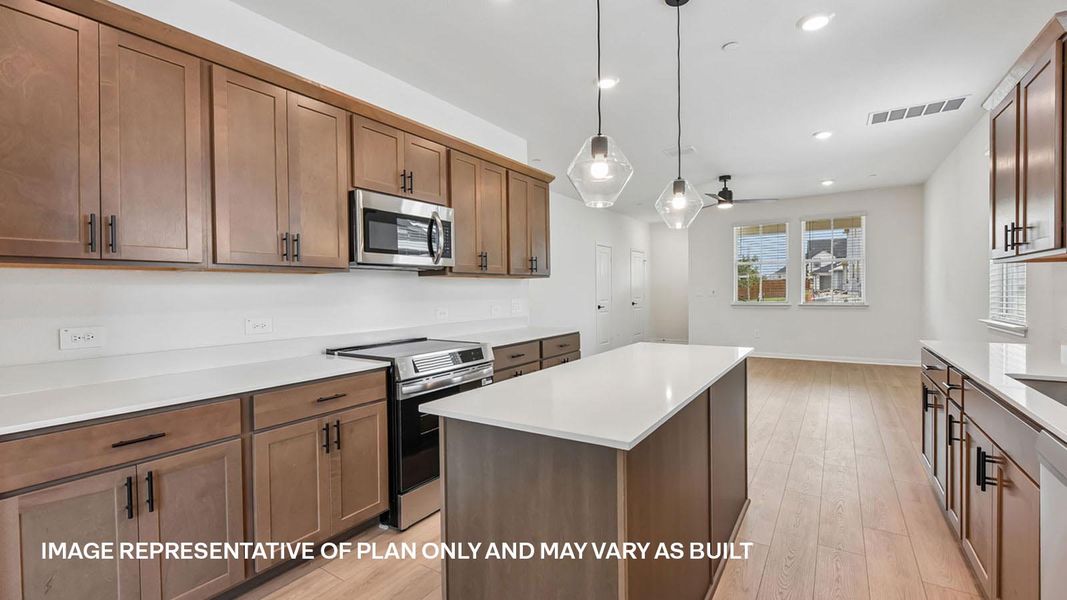 Furnished interior view inside a new home in Avery Centre, Round Rock (Image 10).