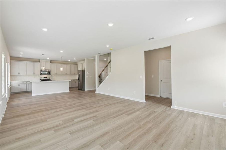 Spacious, unfurnished interior of a new home in Preserve at Mountain Creek, Pendergrass (Image 44).